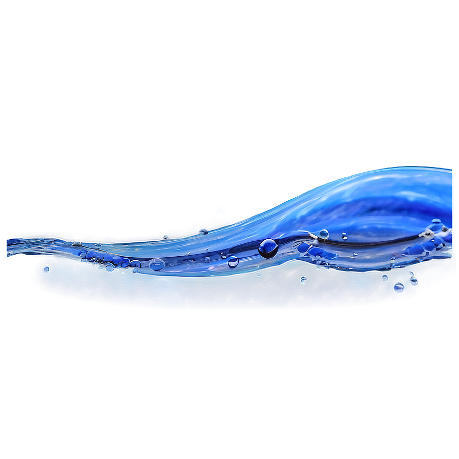 Blue Wave Reflection Png 06262024 PNG