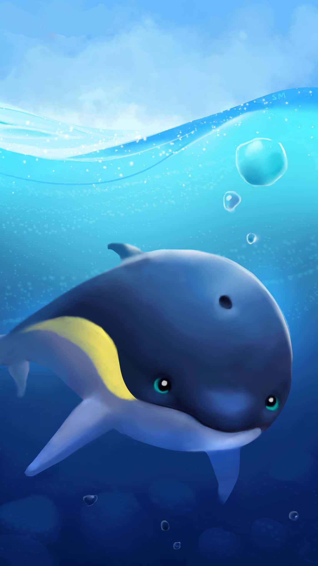 Eineluftaufnahme Eines Prächtigen Blauwals