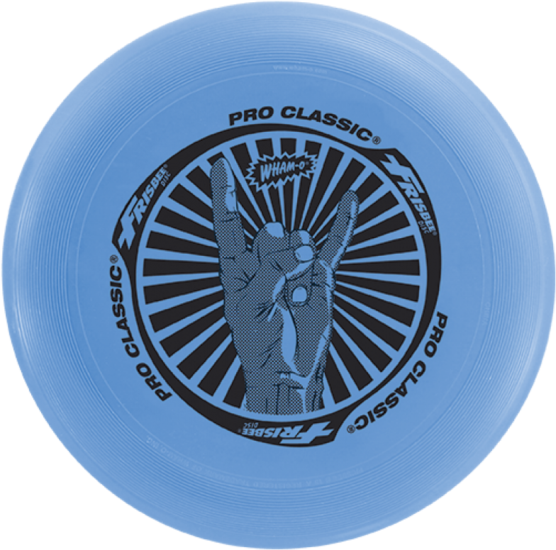 Blue Wham O Pro Classic Frisbee PNG