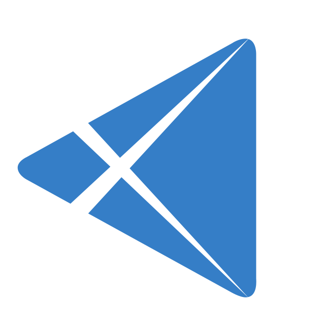 Blue White Logo Design PNG