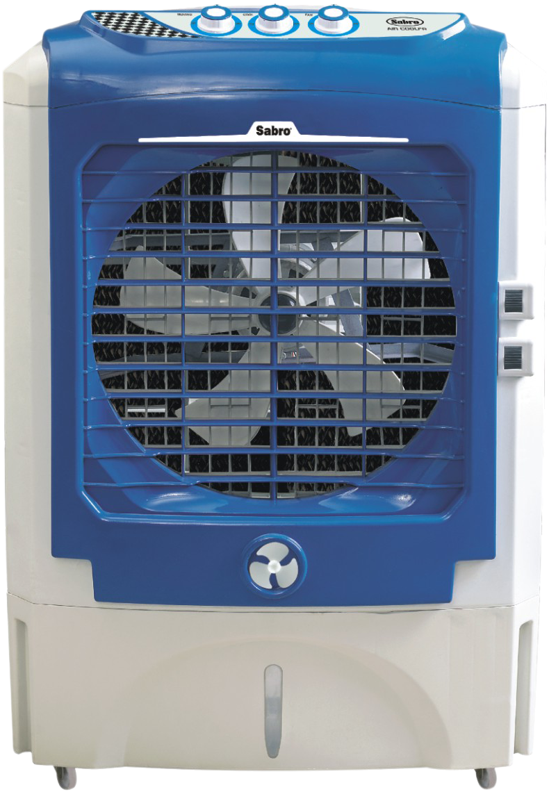 Blue White Portable Air Cooler PNG