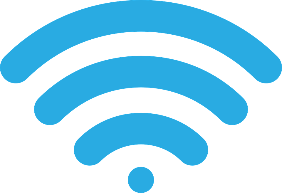Blue Wi Fi Signal Icon PNG