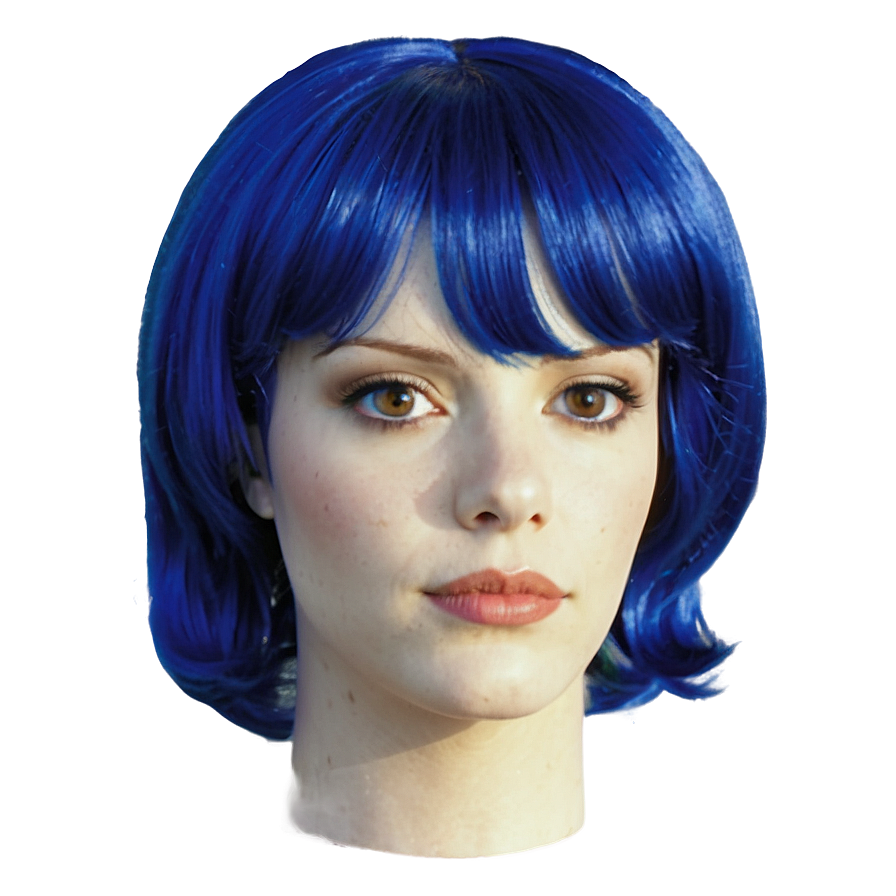 Blue Wig Png 12 PNG