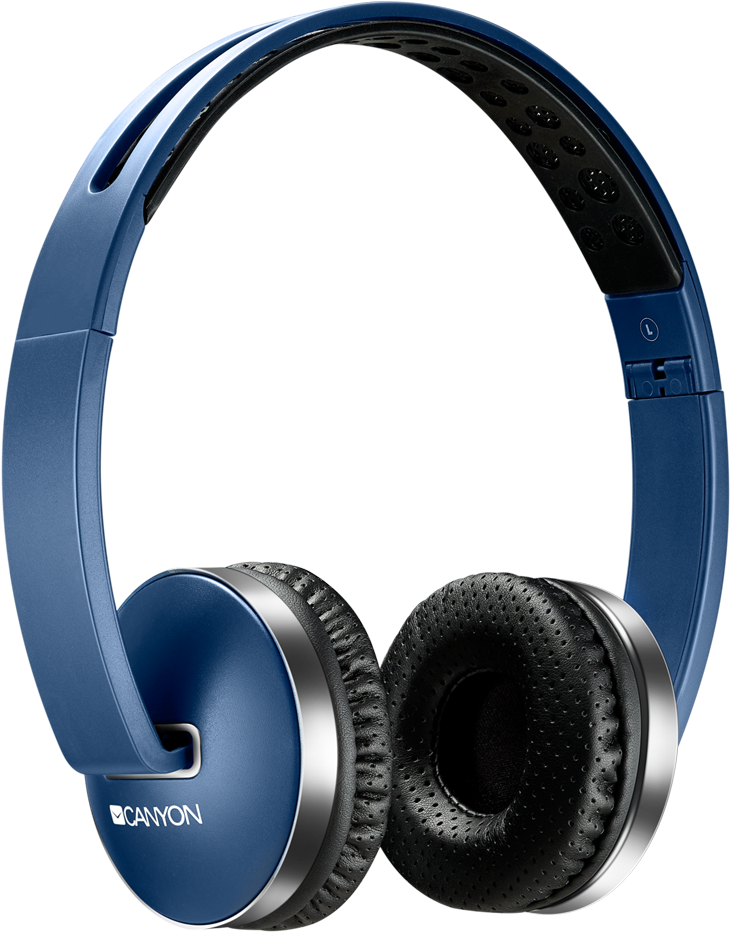 Blue Wireless Headphones Canyon PNG