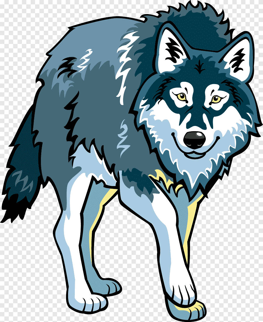 Blauerwolf Animiert Wallpaper