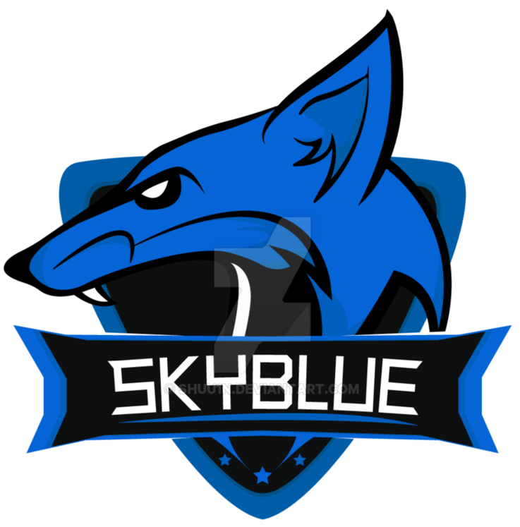 Blue Wolf Esports Logo PNG