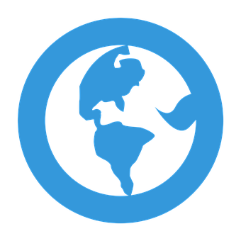 Blue World Icon PNG
