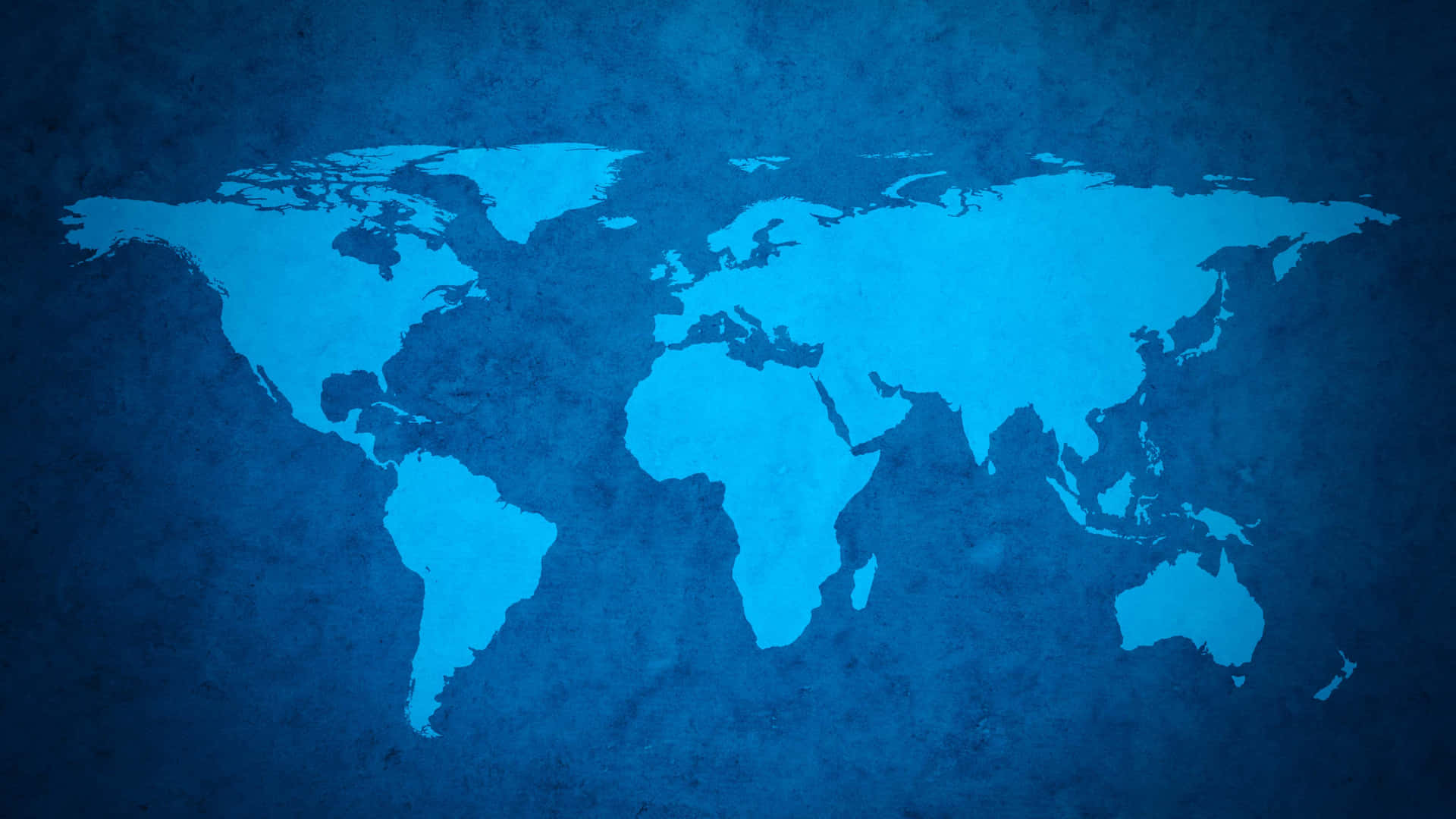 Blue World Map Background Wallpaper
