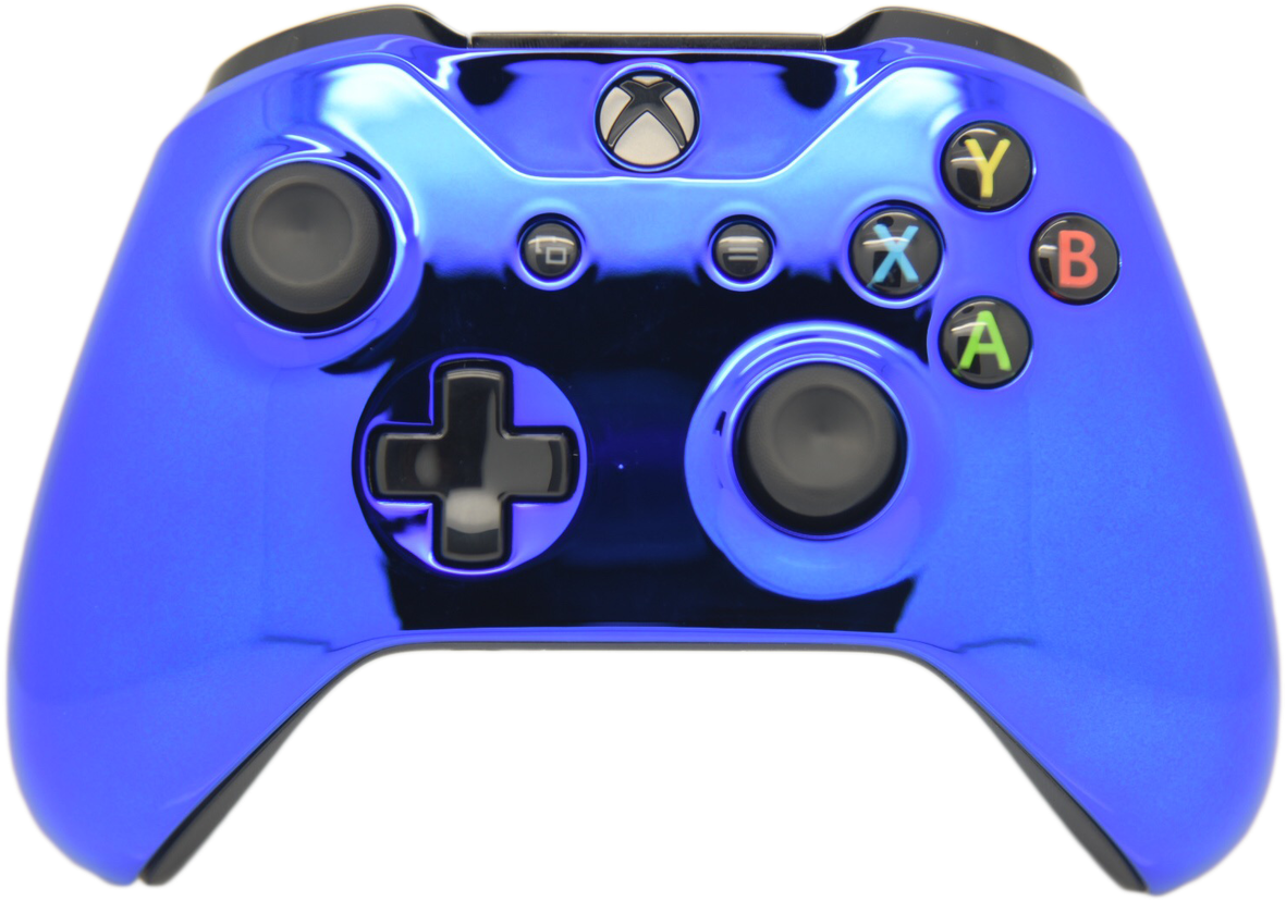 Blue Xbox One Controller PNG