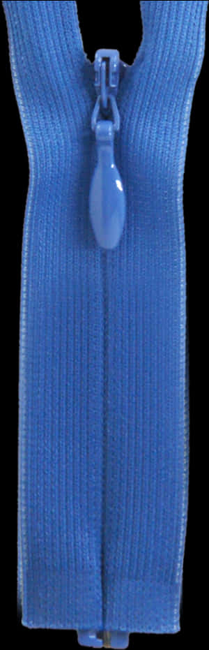 Blue Zipper Close Up PNG