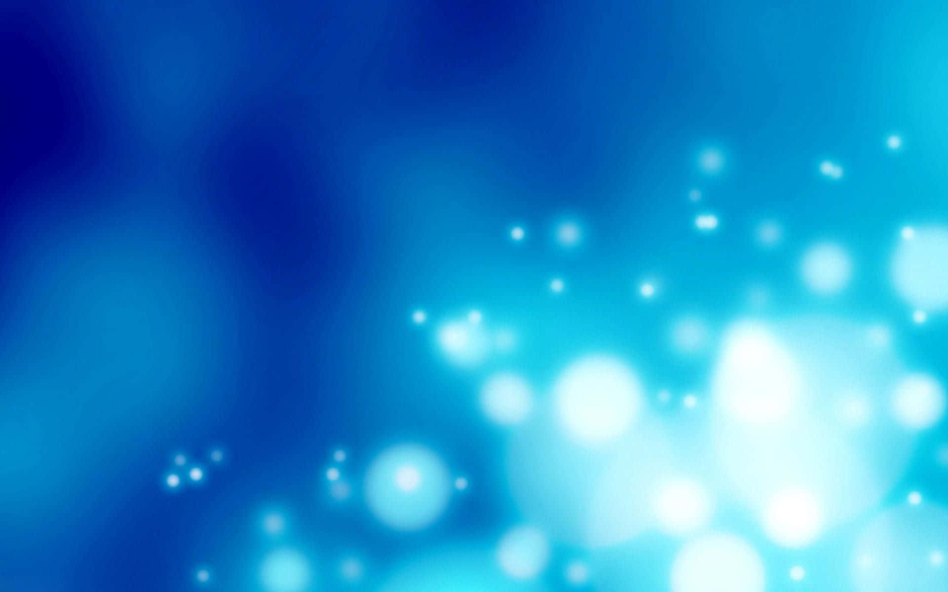 Blue Abstract Background With White Lights