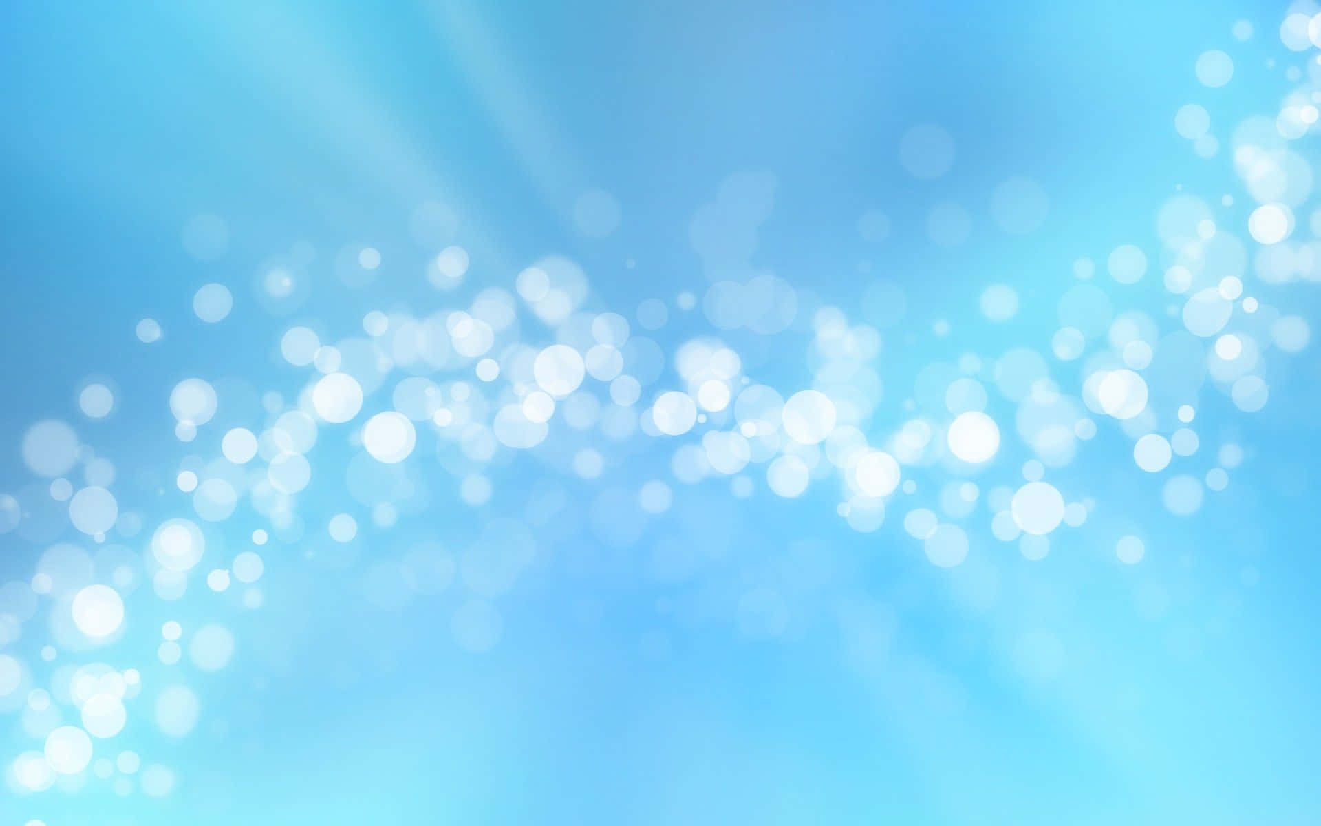 blue bokeh background with white lights