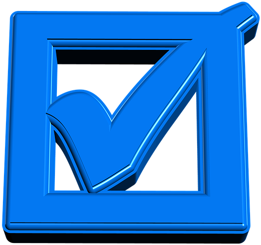 Blue3 D Checkmark Icon PNG