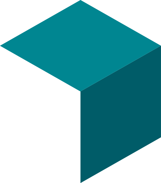 Blue3 D Cube Illustration PNG