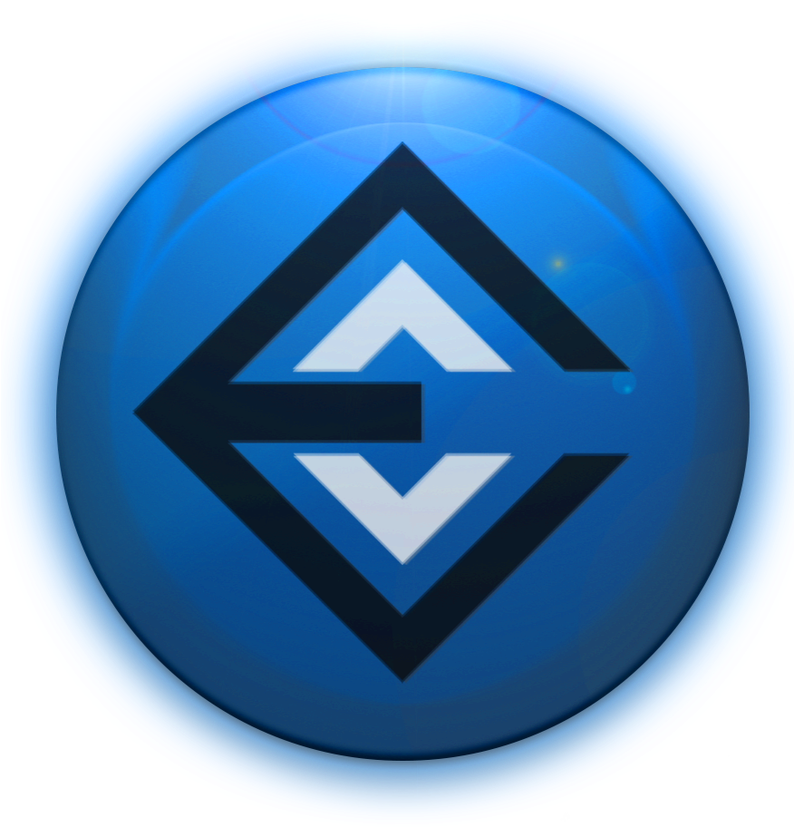 Blue_ Abstract_ Logo_ Button PNG
