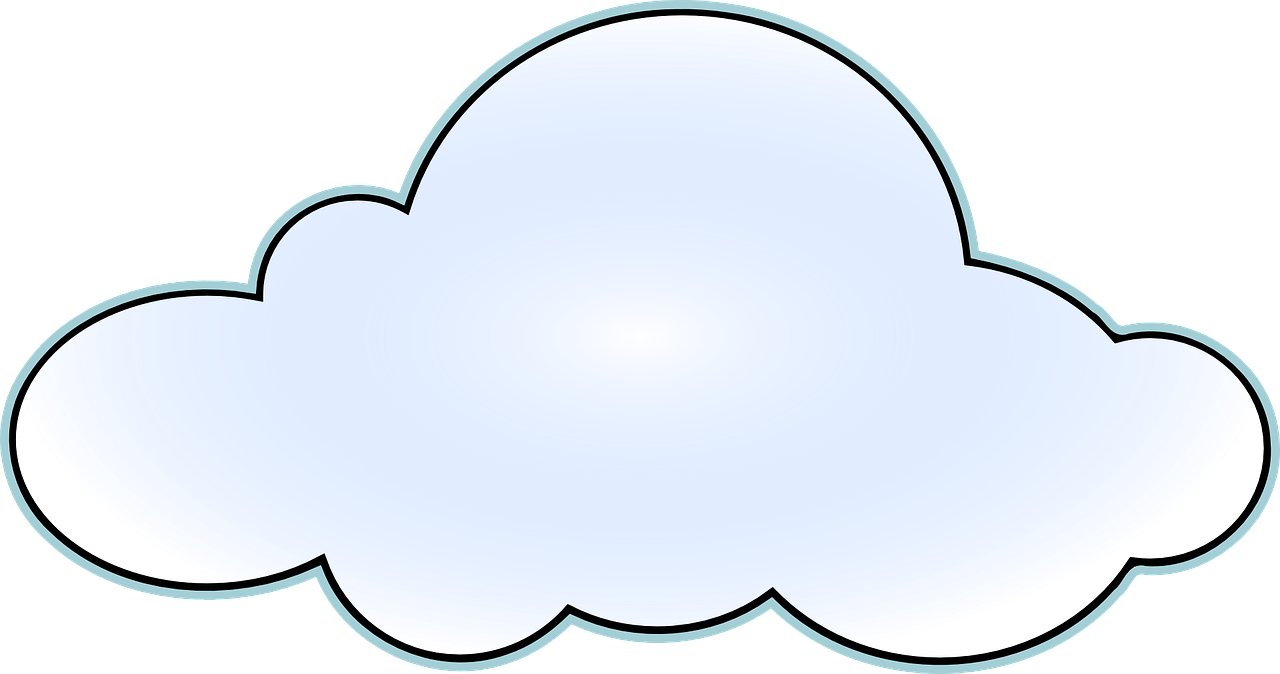 Download Blue_ Cartoon_ Cloud_ Clipart.png | Wallpapers.com