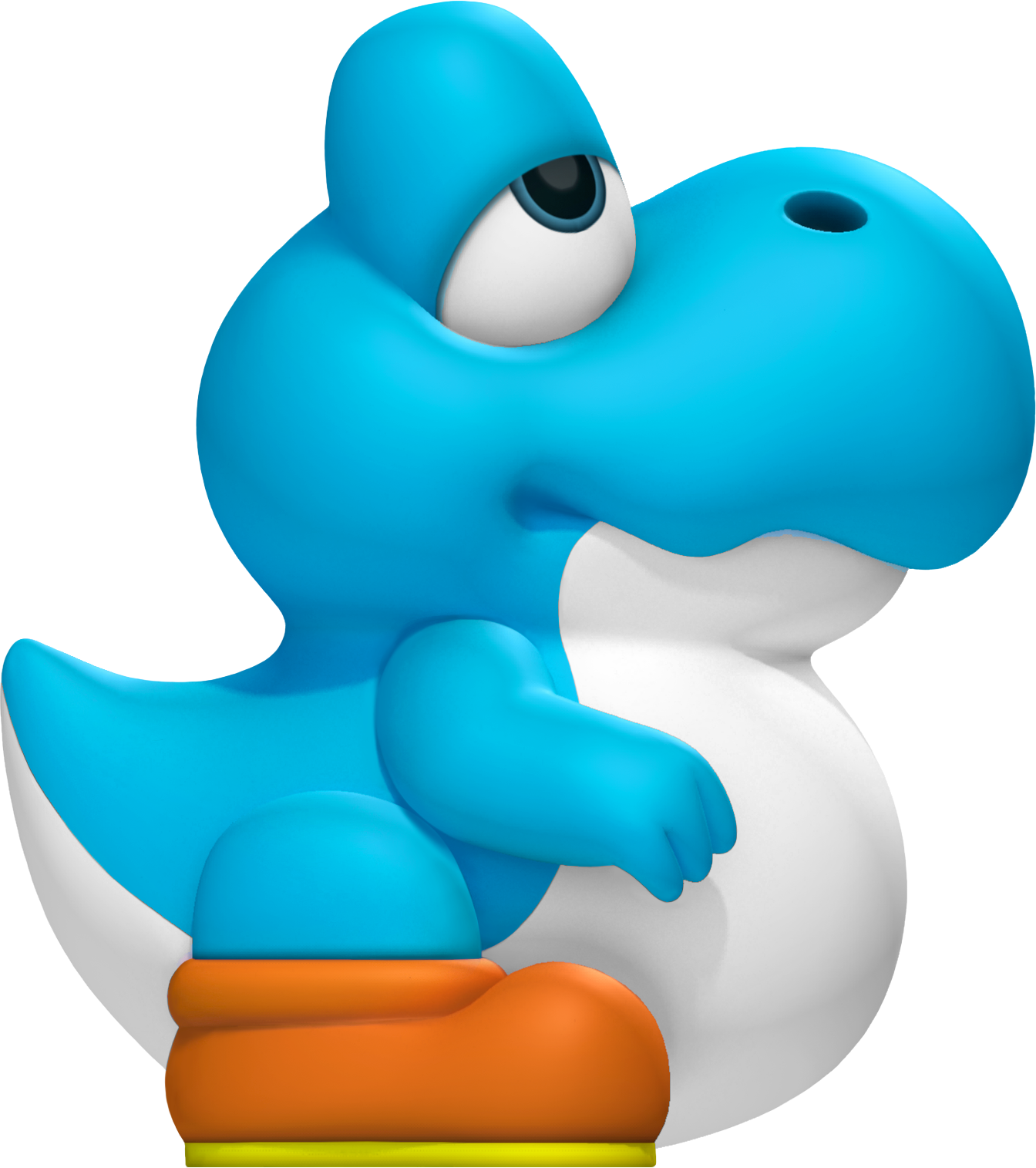 Blue_ Dinosaur_ Character_ Render PNG