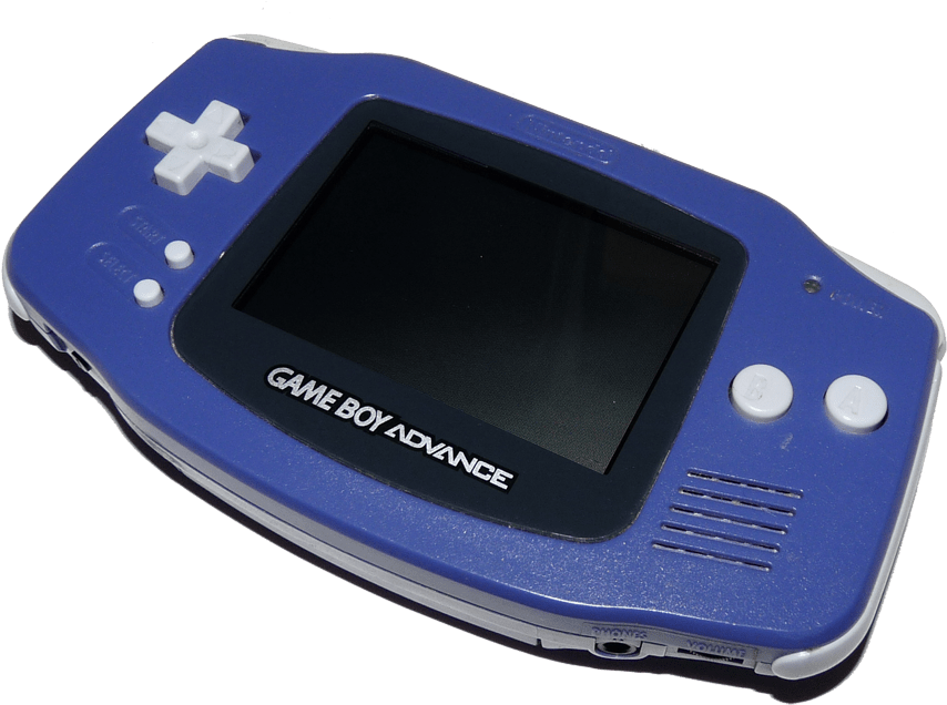 Blue_ Game Boy_ Advance PNG