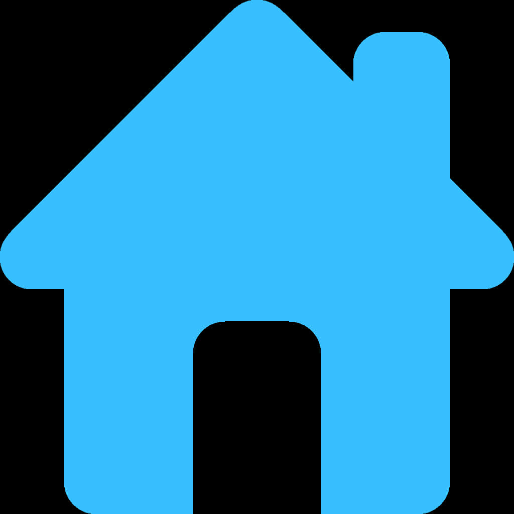 Blue_ Home_ Icon_ Vector PNG