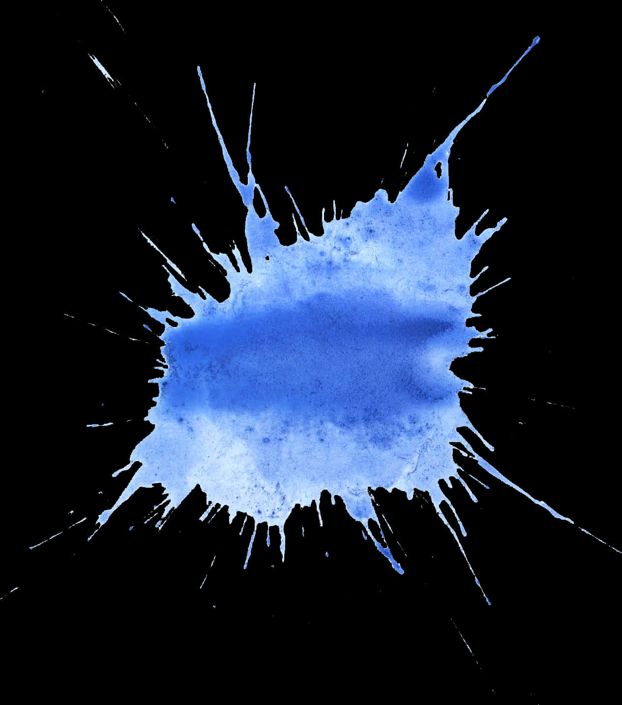 Blue_ Ink_ Explosion_ Abstract PNG