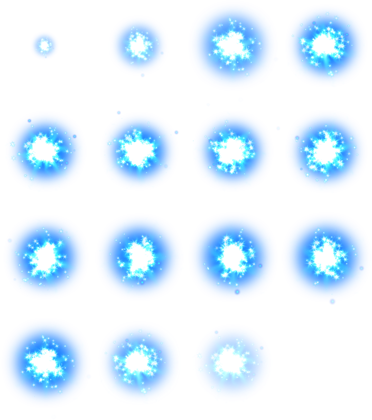 Blue_ Magic_ Explosion_ Spritesheet PNG