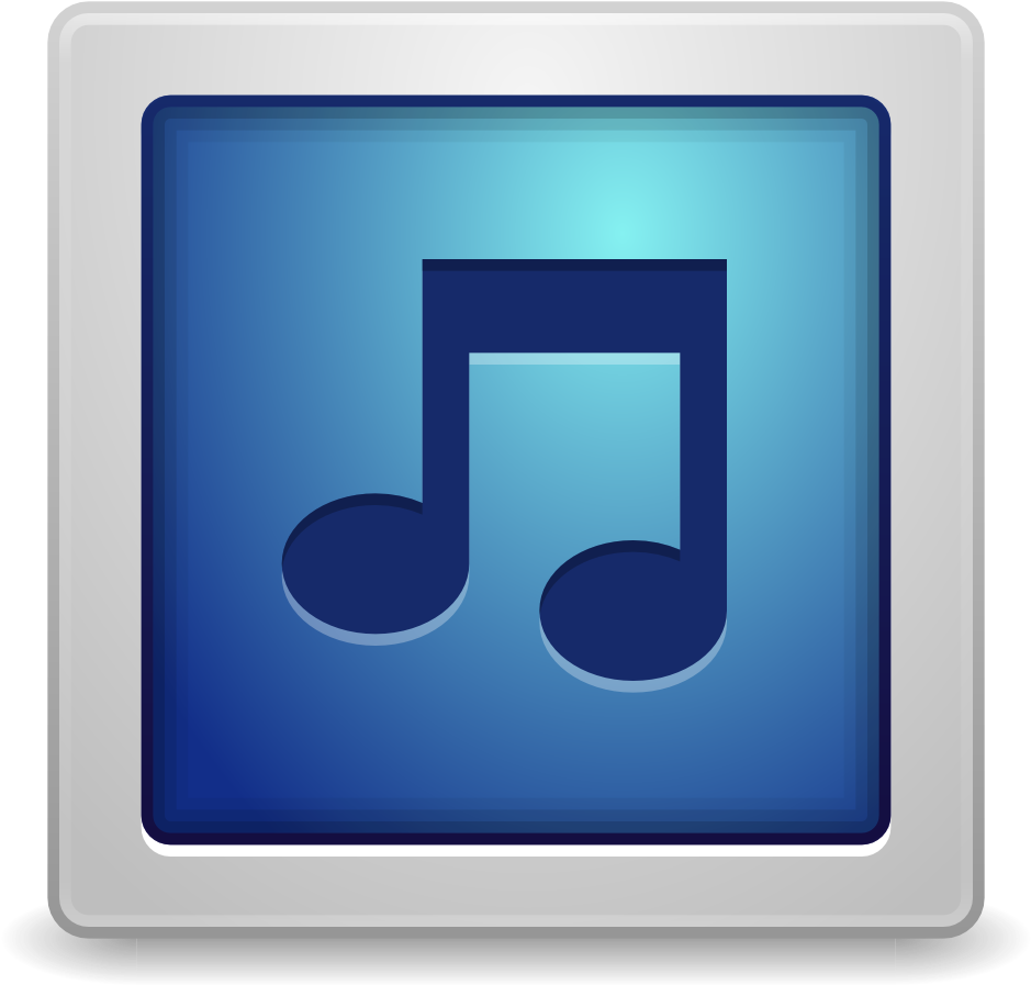 Blue_ Music_ Icon PNG