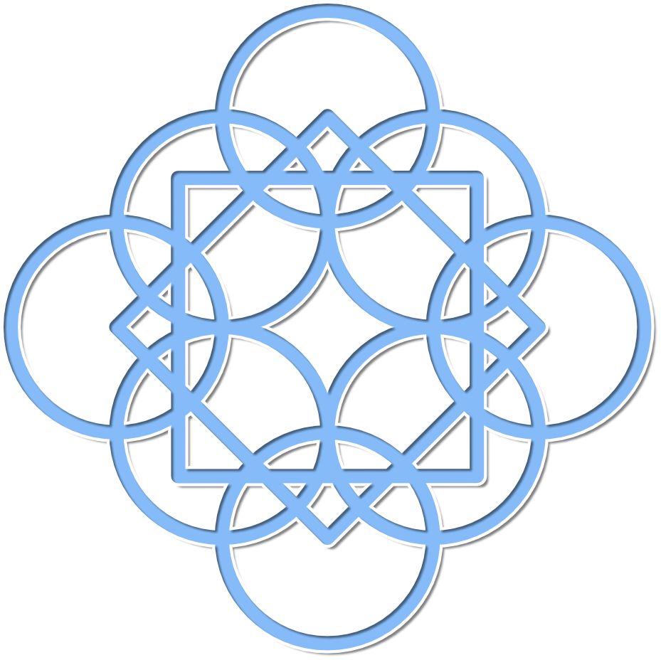 Blue_ Sacred_ Geometry_ Pattern PNG