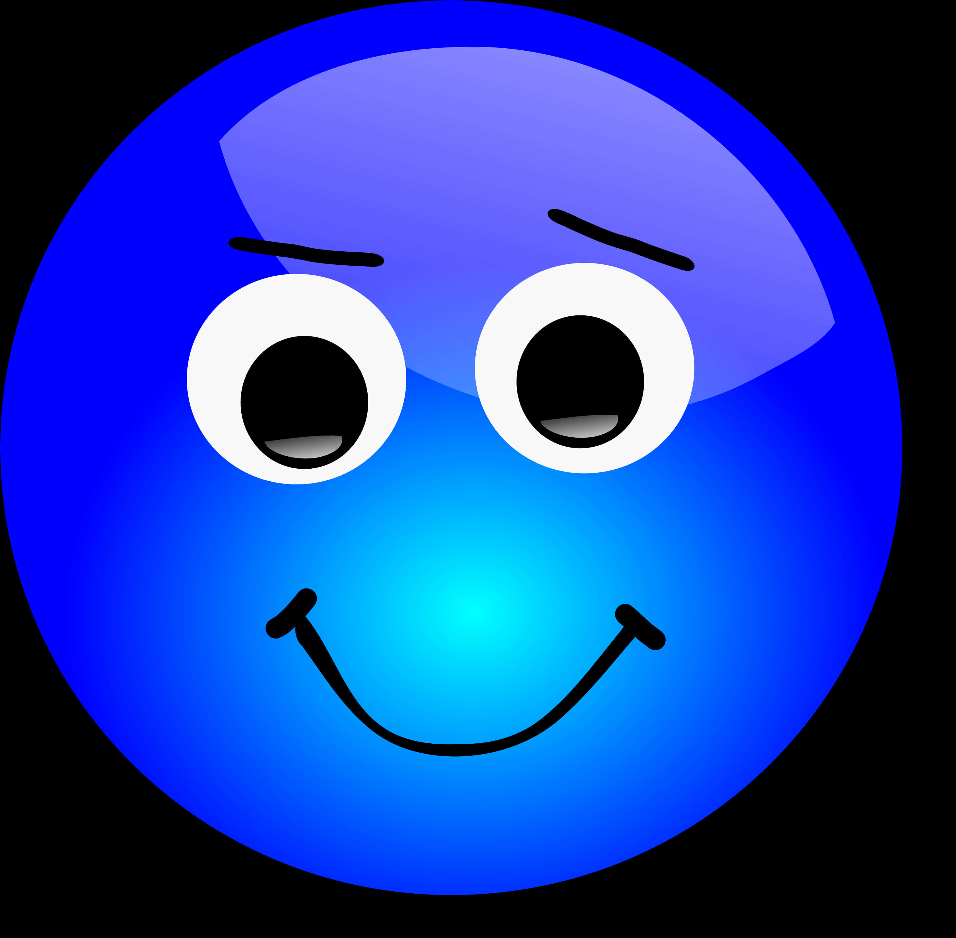 Blue_ Smiling_ Face_ Emoji.png PNG