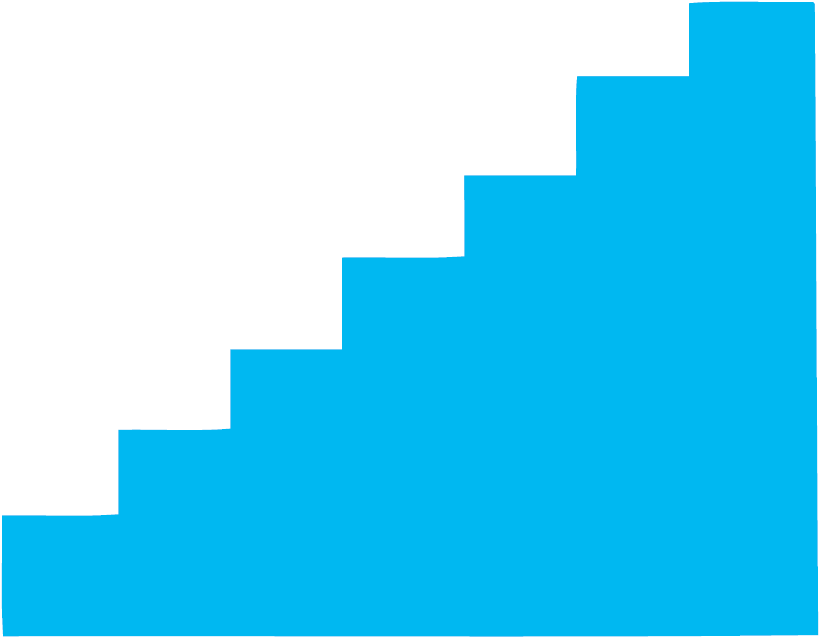 Blue_ Staircase_ Graphic PNG