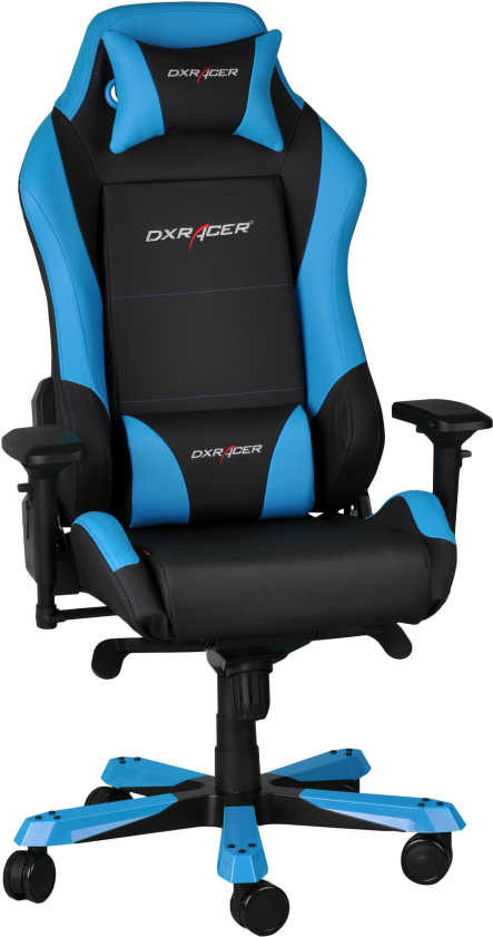 Blueand Black Gaming Chair D X Racer PNG