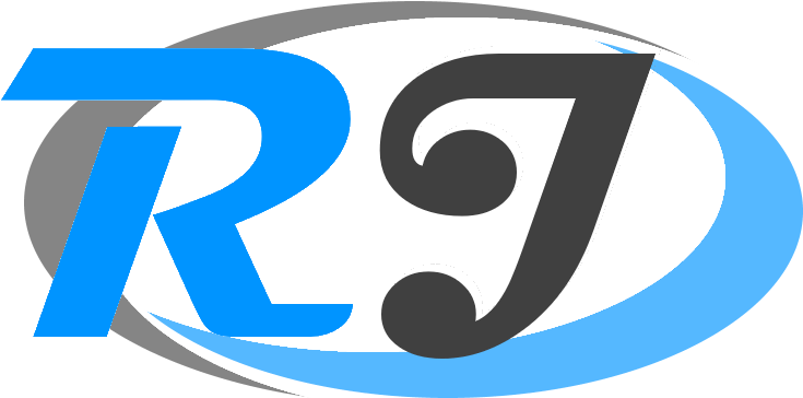 Blueand Black R J Logo PNG