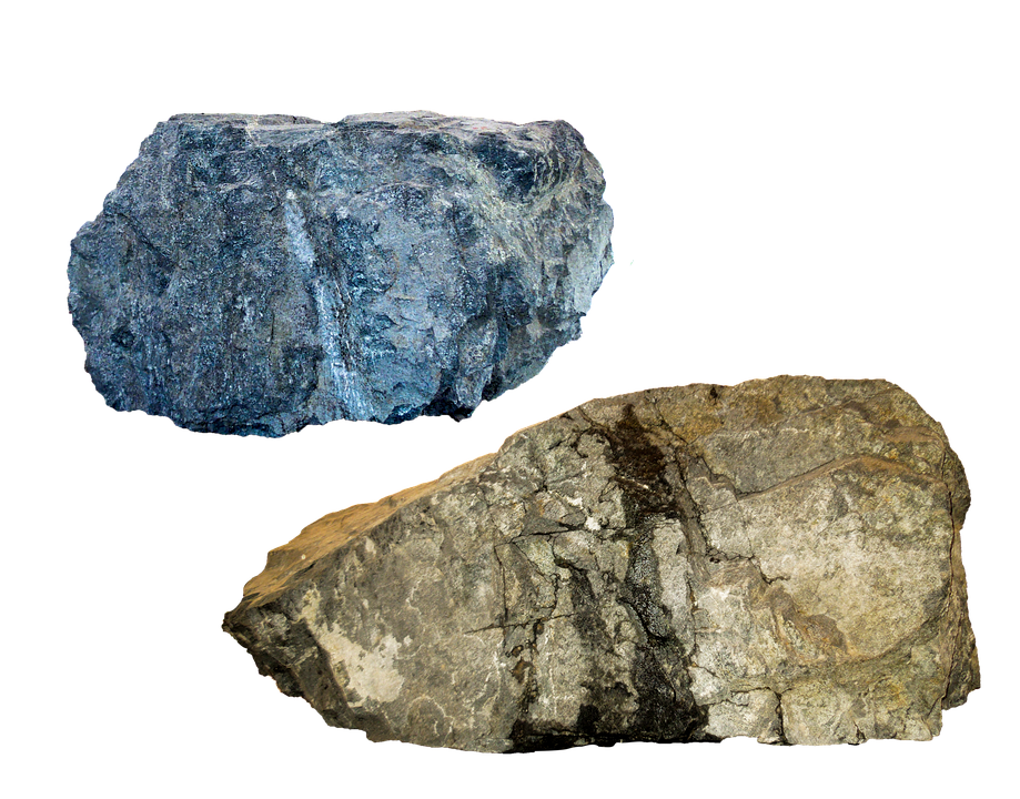 Blueand Brown Minerals PNG