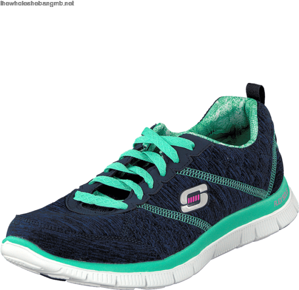 Blueand Green Sporty Sneaker.png PNG