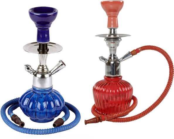 Blueand Red Hookahs PNG