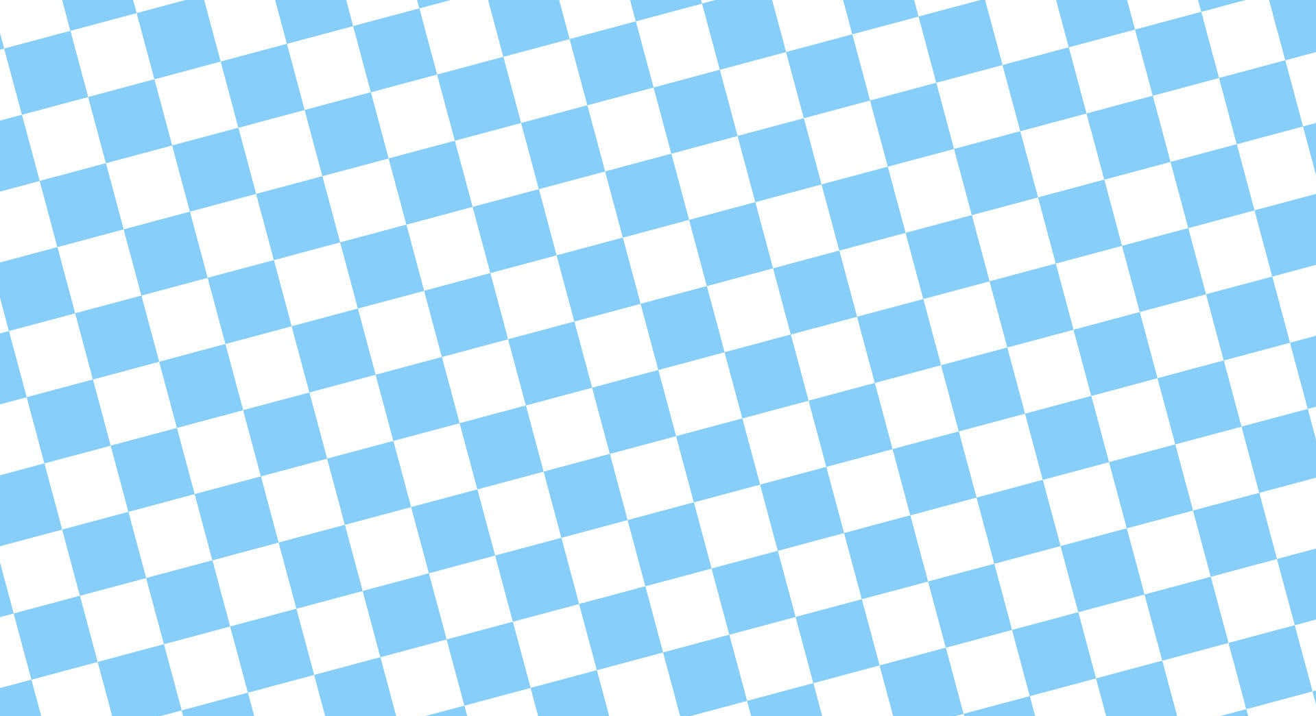 Blueand White Checkered Pattern Wallpaper