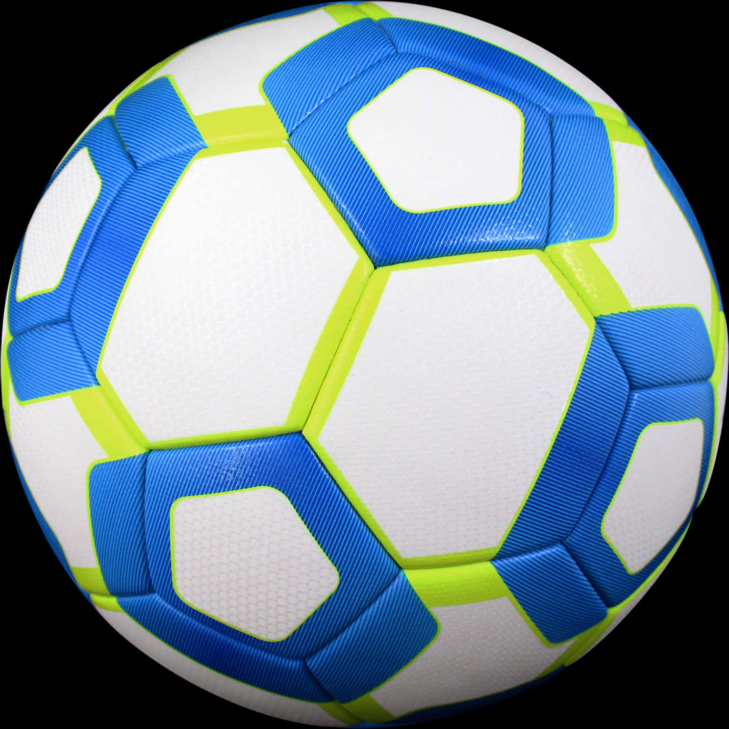 Blueand White Soccer Ball PNG