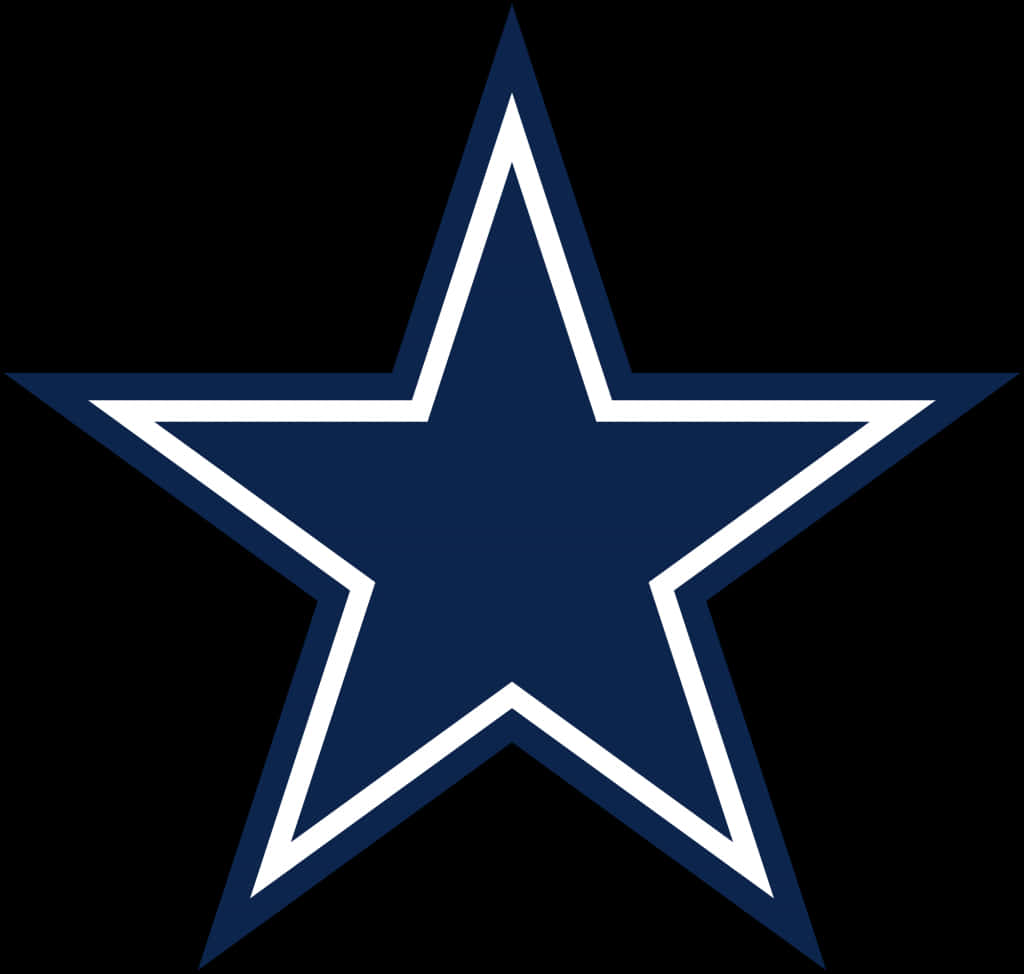 Blueand White Star Logo PNG