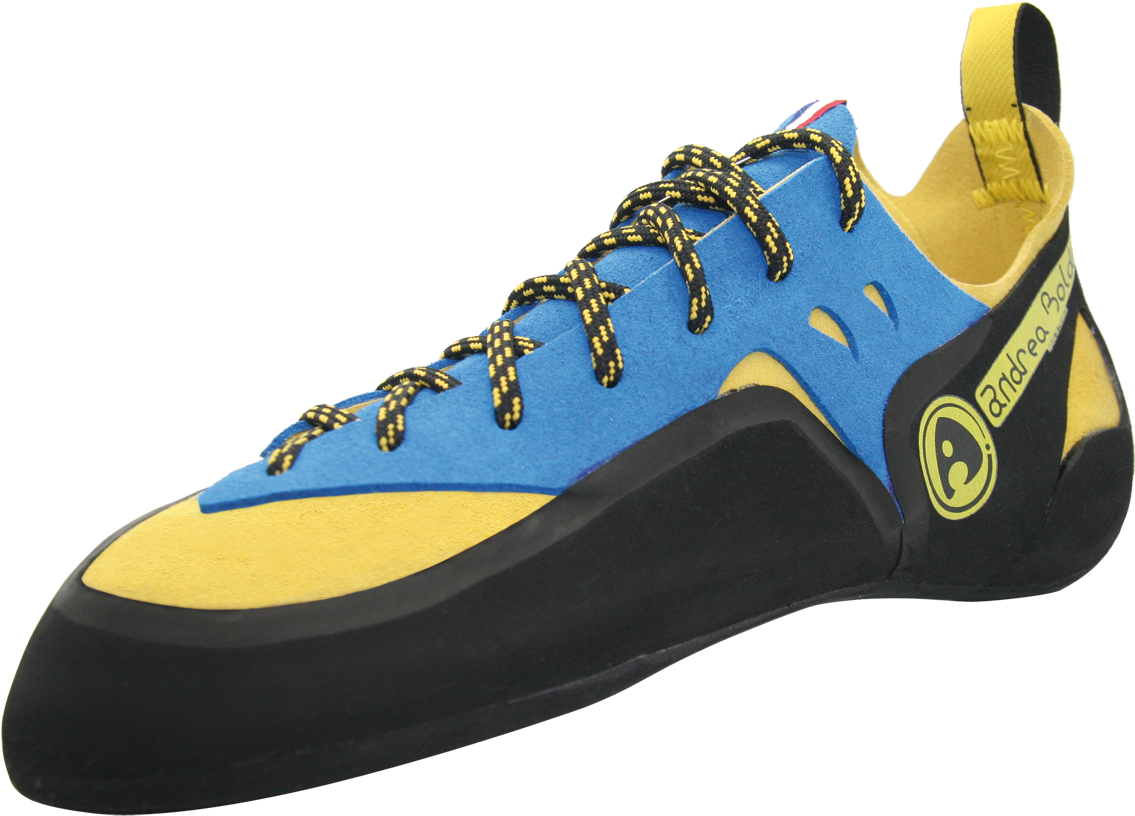Download Blueand Yellow Climbing Shoe