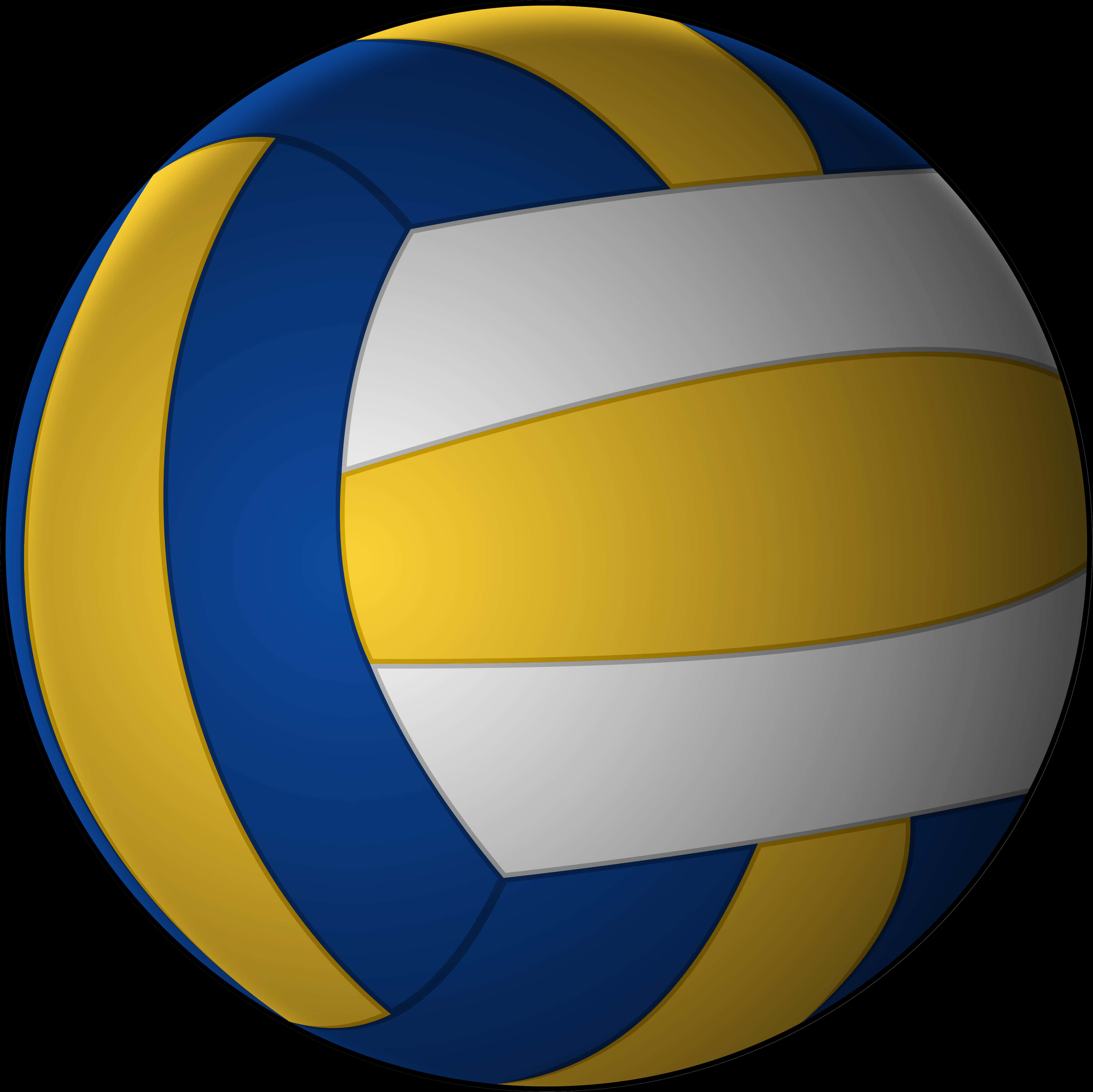 Download Blueand Yellow Volleyball | Wallpapers.com