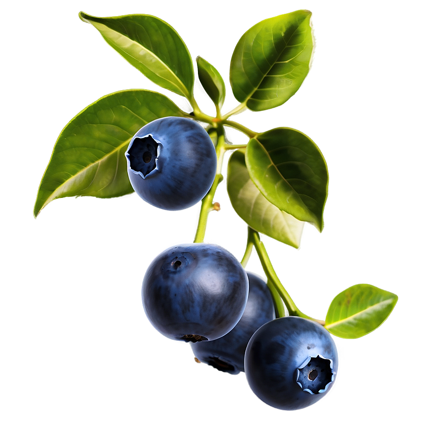 Blueberries On Tree Png Lgo PNG