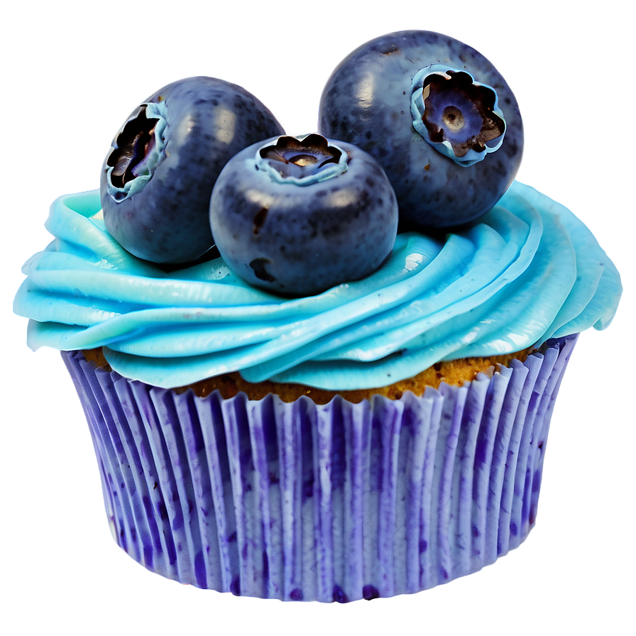 Blueberry Cupcake Png Kxr PNG