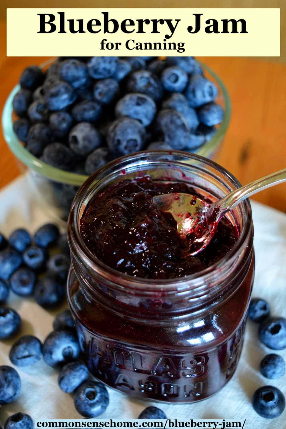 Download Freshly made Blueberry Jam, perfect for topping as a sweet and ...