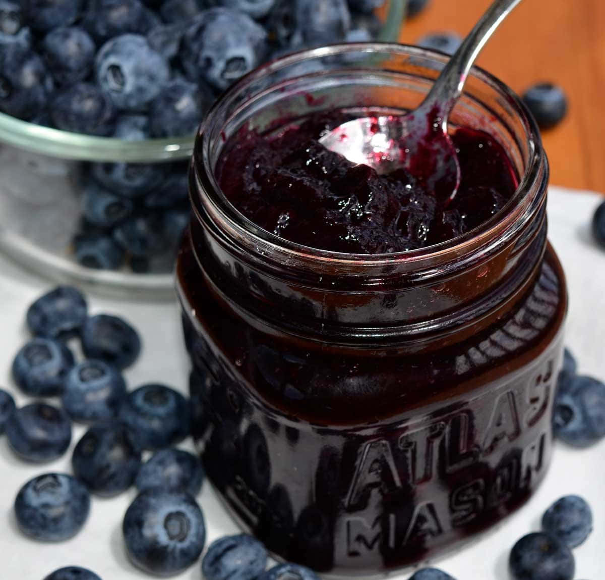 Sweet Blueberry Jam Wallpaper