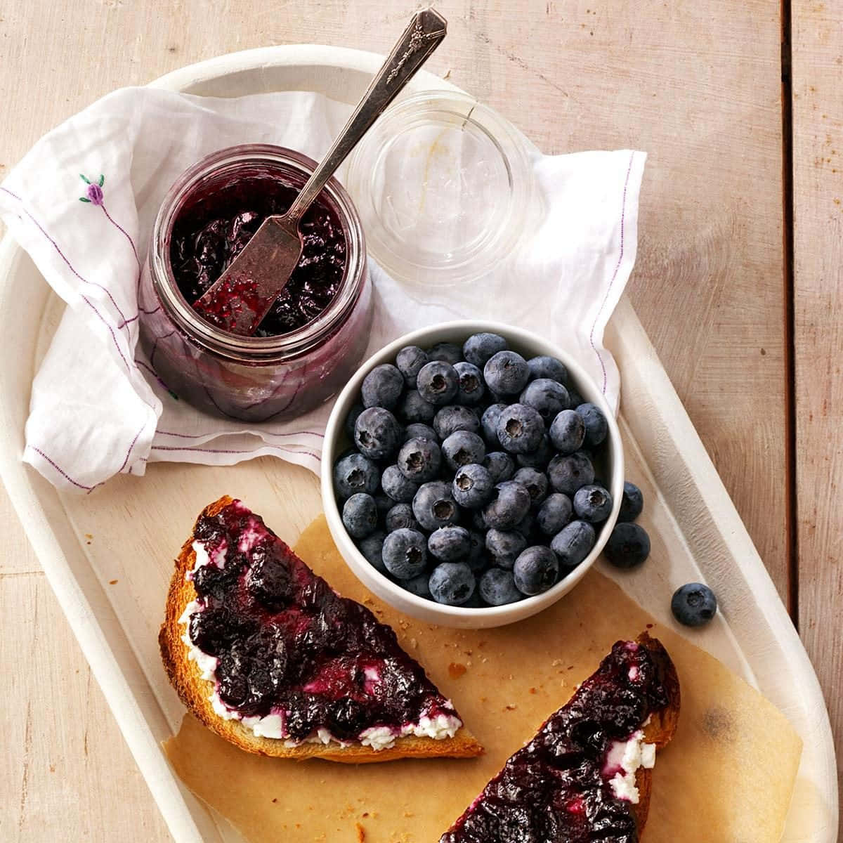 Delicious Blueberry Jam Wallpaper