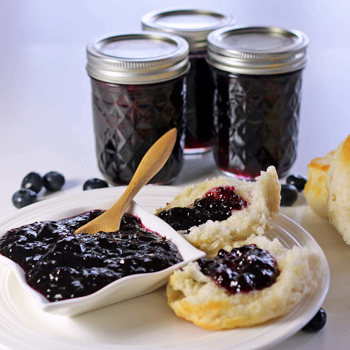 Sweet&Delicious Blueberry Jam Wallpaper