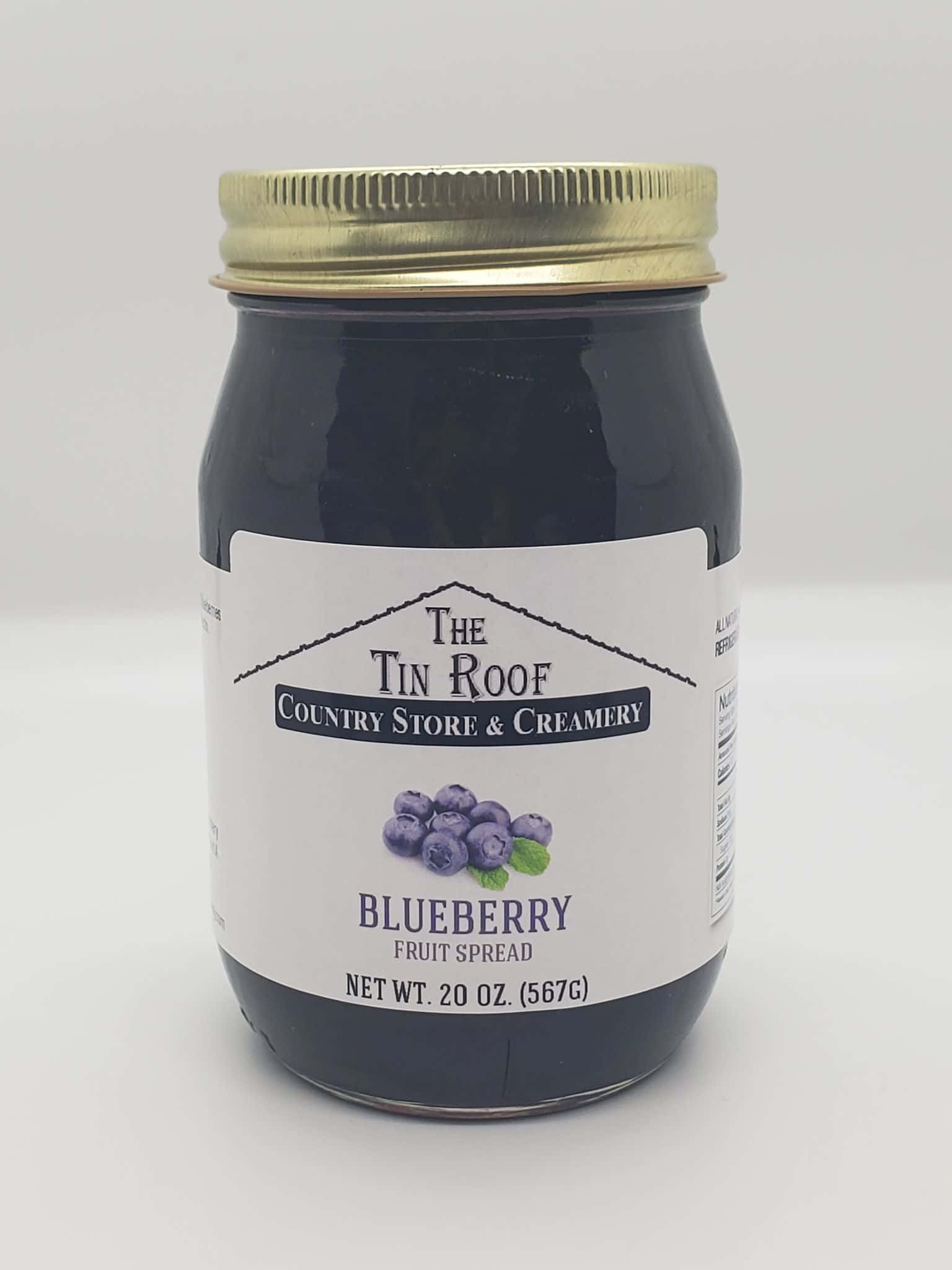 A Sweetly Sweet Jar of Blueberry Jam Wallpaper