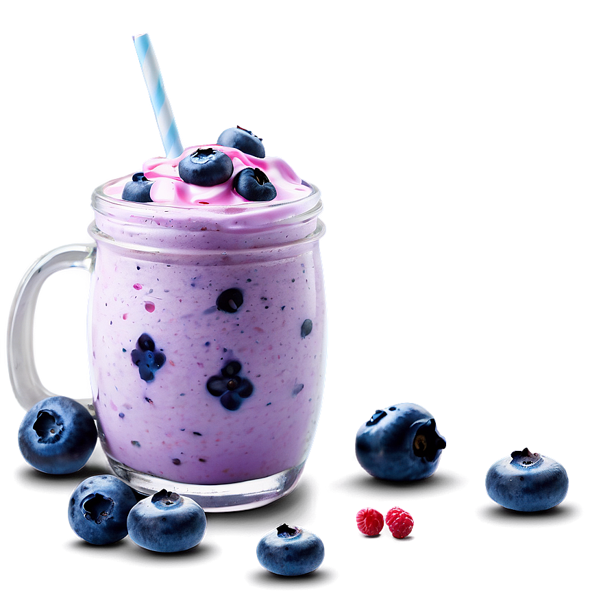 Download Blueberry Milkshake Png 31 | Wallpapers.com