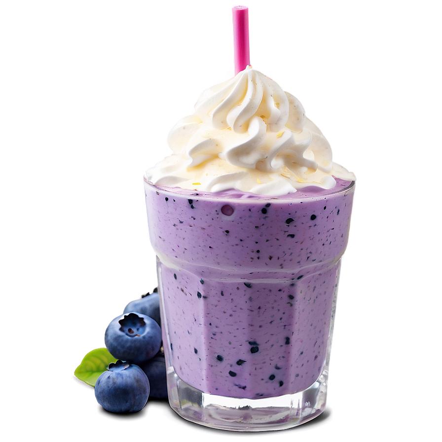 Download Blueberry Milkshake Png Dsg | Wallpapers.com