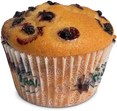 Blueberry Muffin Closeup PNG