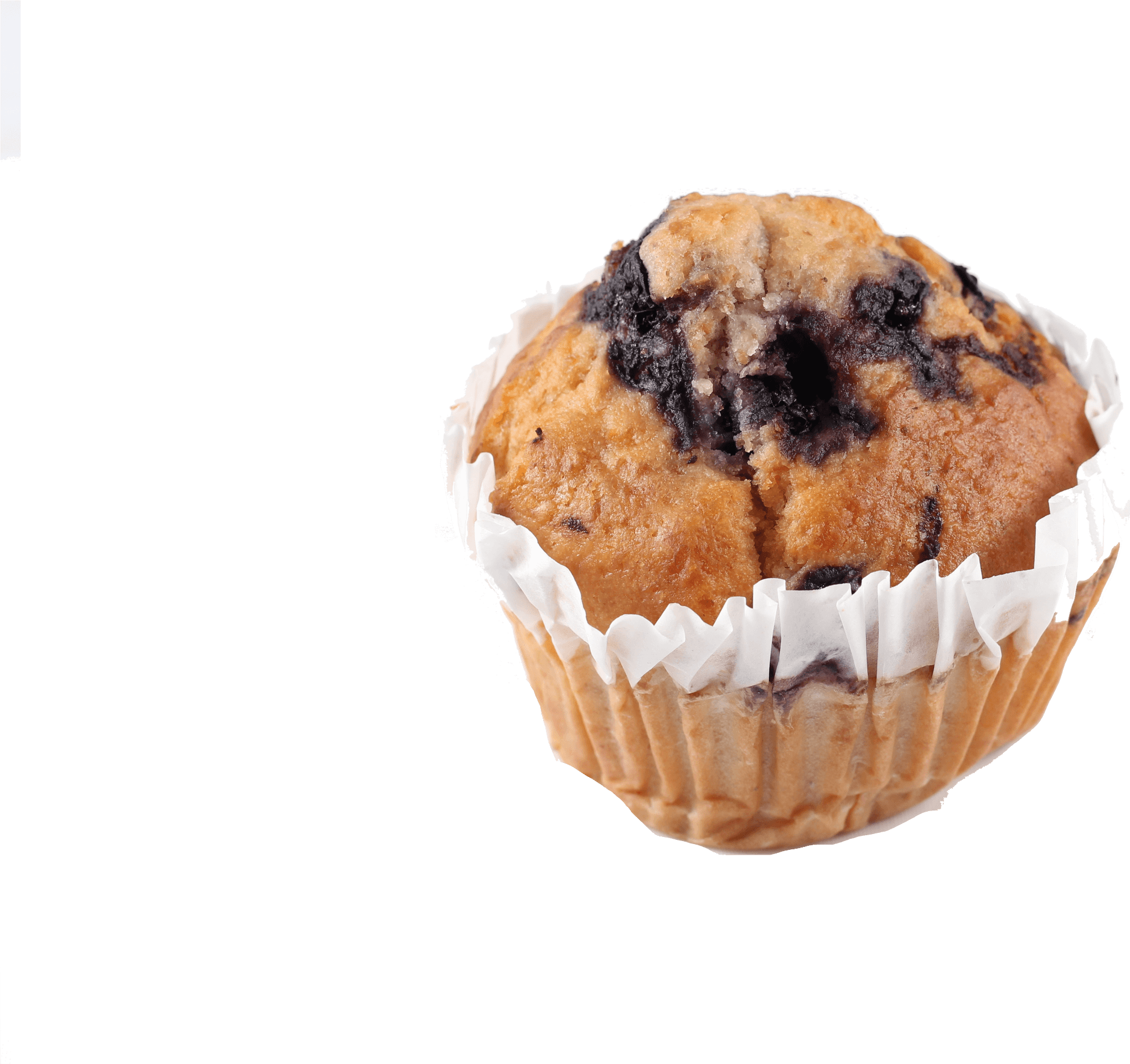 Blueberry Muffin Isolated Background PNG
